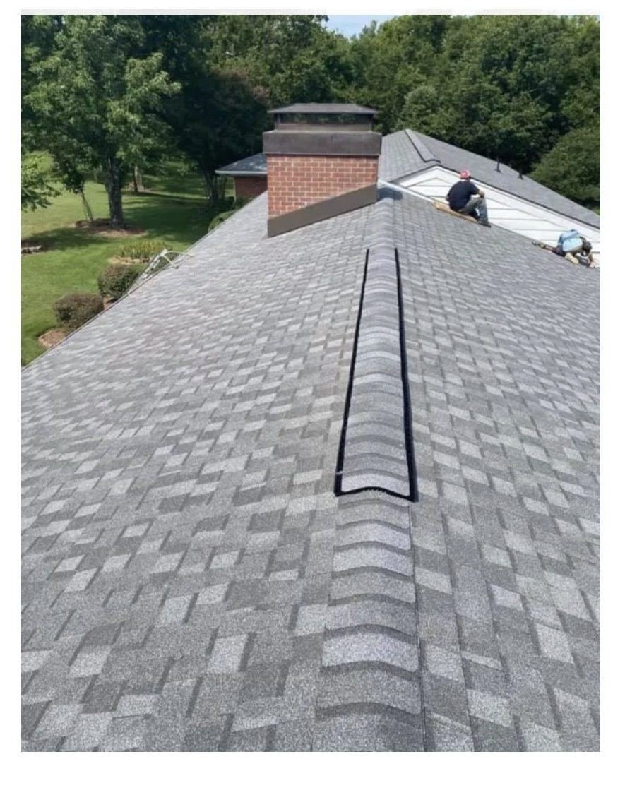 Roof replacement in Crieve Hall
