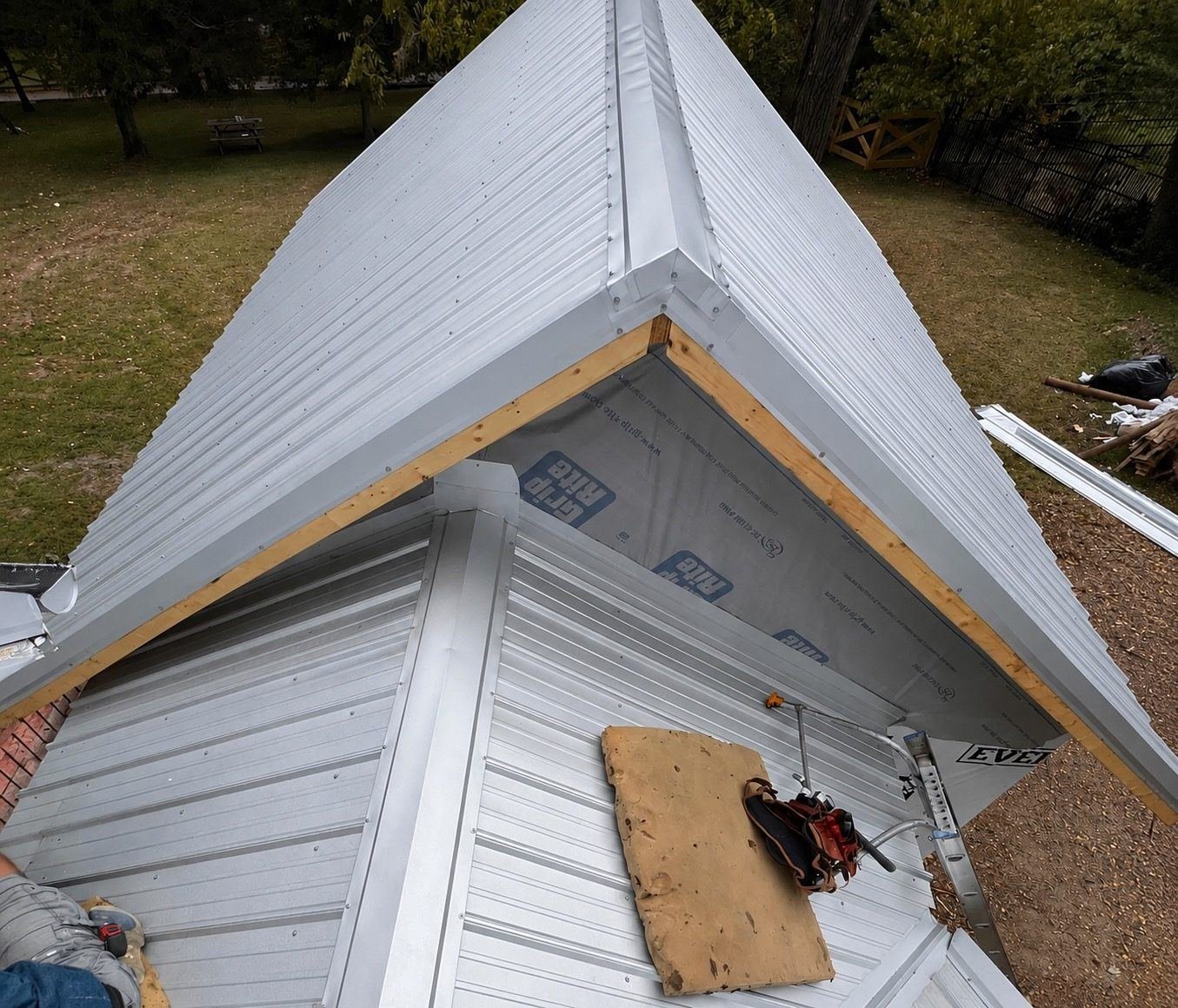 Metal roof replacement in West Meade